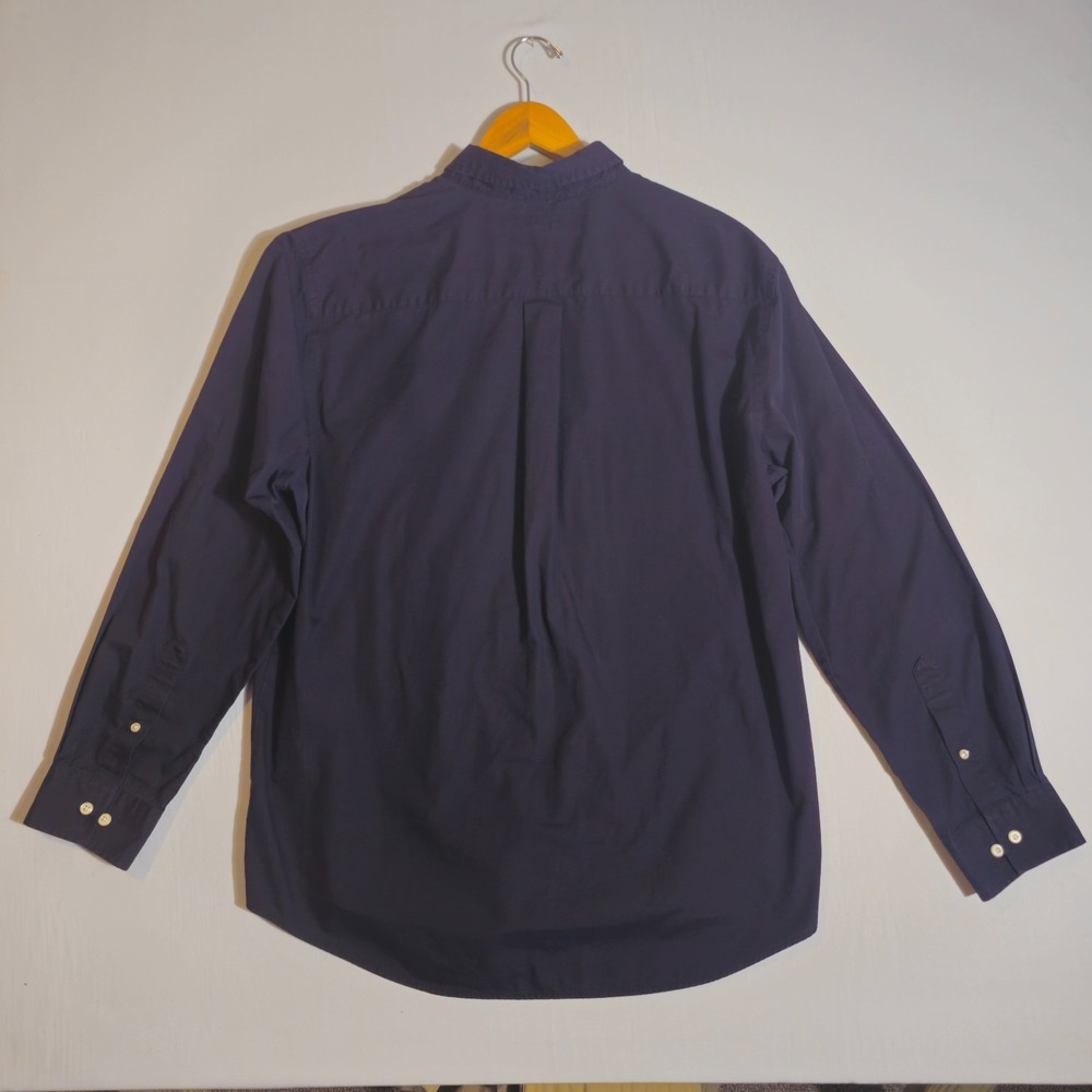 Croft & Barrow Button Down Shirt Mens XL Black Cotton Oeko Tex Chest Pocket - Picture 8 of 11